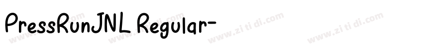 PressRunJNL Regular字体转换 PressRunJNL Regular字体转换